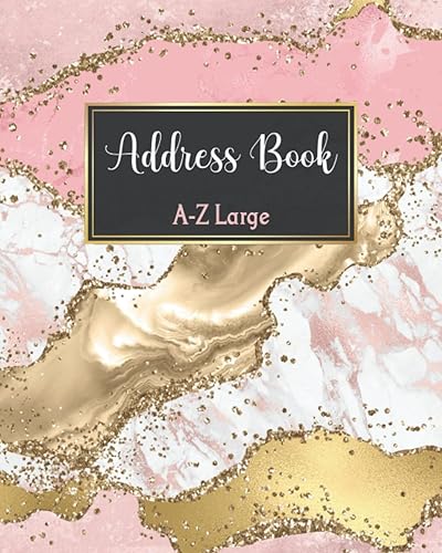Address Book Large Print: Alphabetical telephone Address Book. Address and Birthday Book large to keep and record Name, Address, Home, work, Fax, ... Birthday and notes. large Size 8 x 10 in