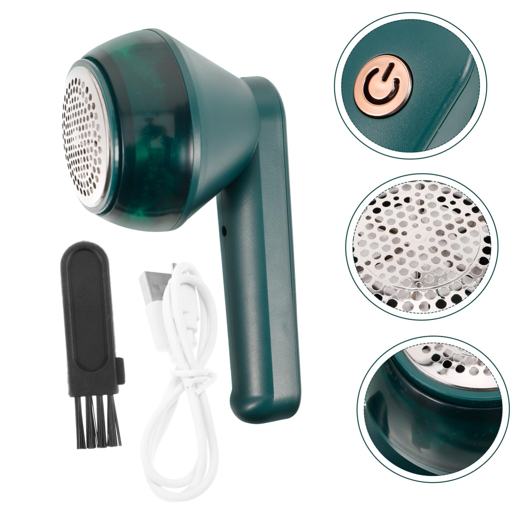 Healeved 4 Piezas Quita Bolas De Ropa Recortadora Maquinillas De Afeitar Afeitadora Quitapelusas Reutilizable Peine De Suéter Quita Pastillas Para La Ropa Máquina De Afeitar Eléctrica Metal