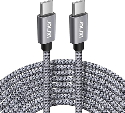 Cable USB C a USB C de 20 pies, cable USB C extralargo de carga rápida, cable de carga tipo C de 60 W (solo carga) para iPhone 1615 Pro Max Plus,