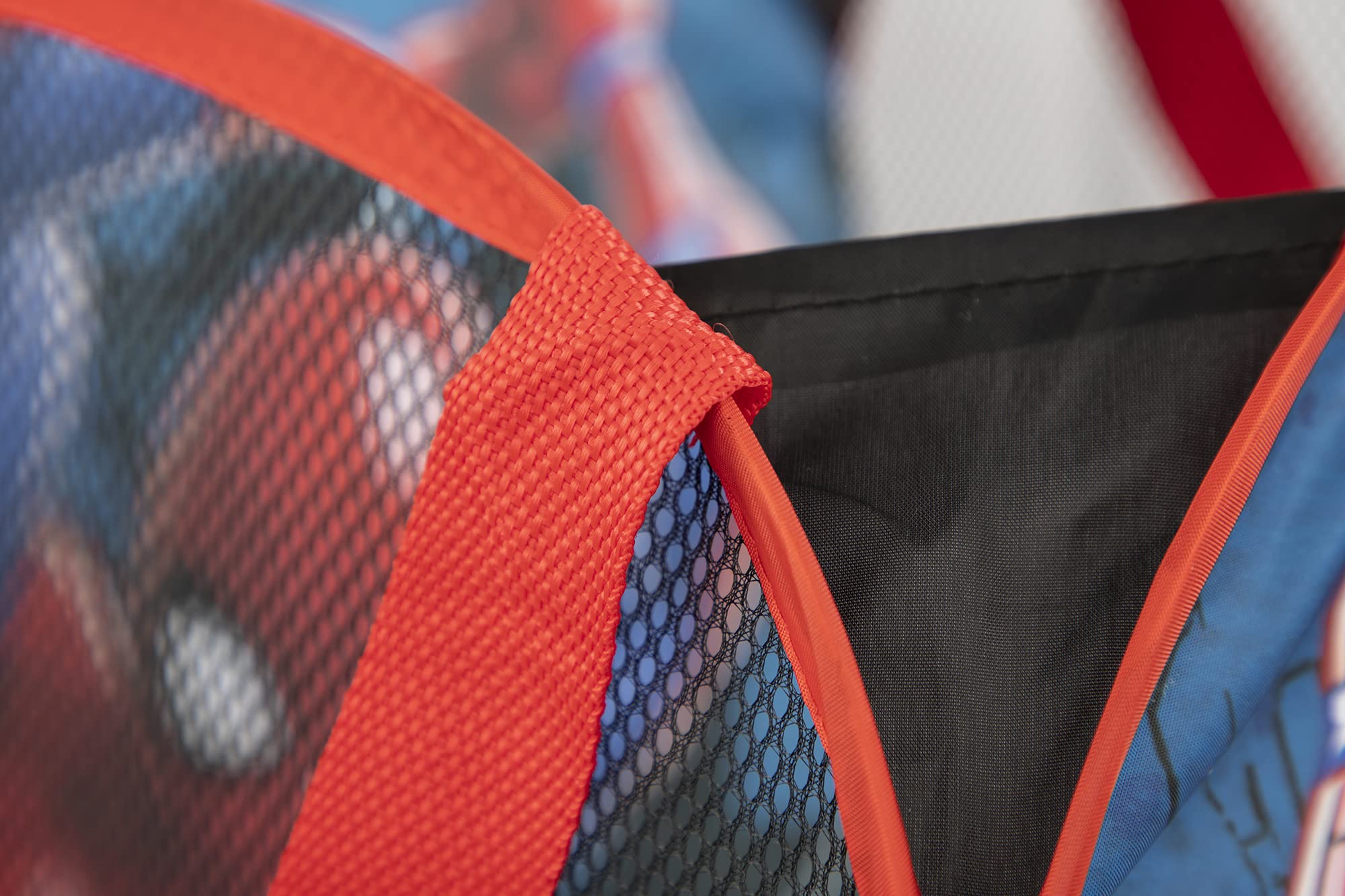 Jay Franco Marvel Spiderman Caminante de telarañas Cesta Plegable Infantil con Asas para Ropa y Juguetes