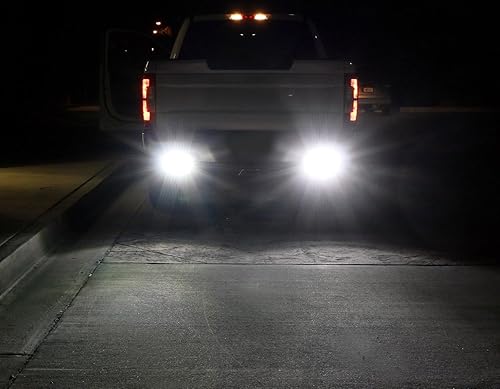 Miniatura 4 de iJDMTOY Barras de luz LED de marcha atrás compatibles con Ford F150 2015-20, Raptor 17-20, incluye (2) barras de luz LED de alta potencia de 36 W,