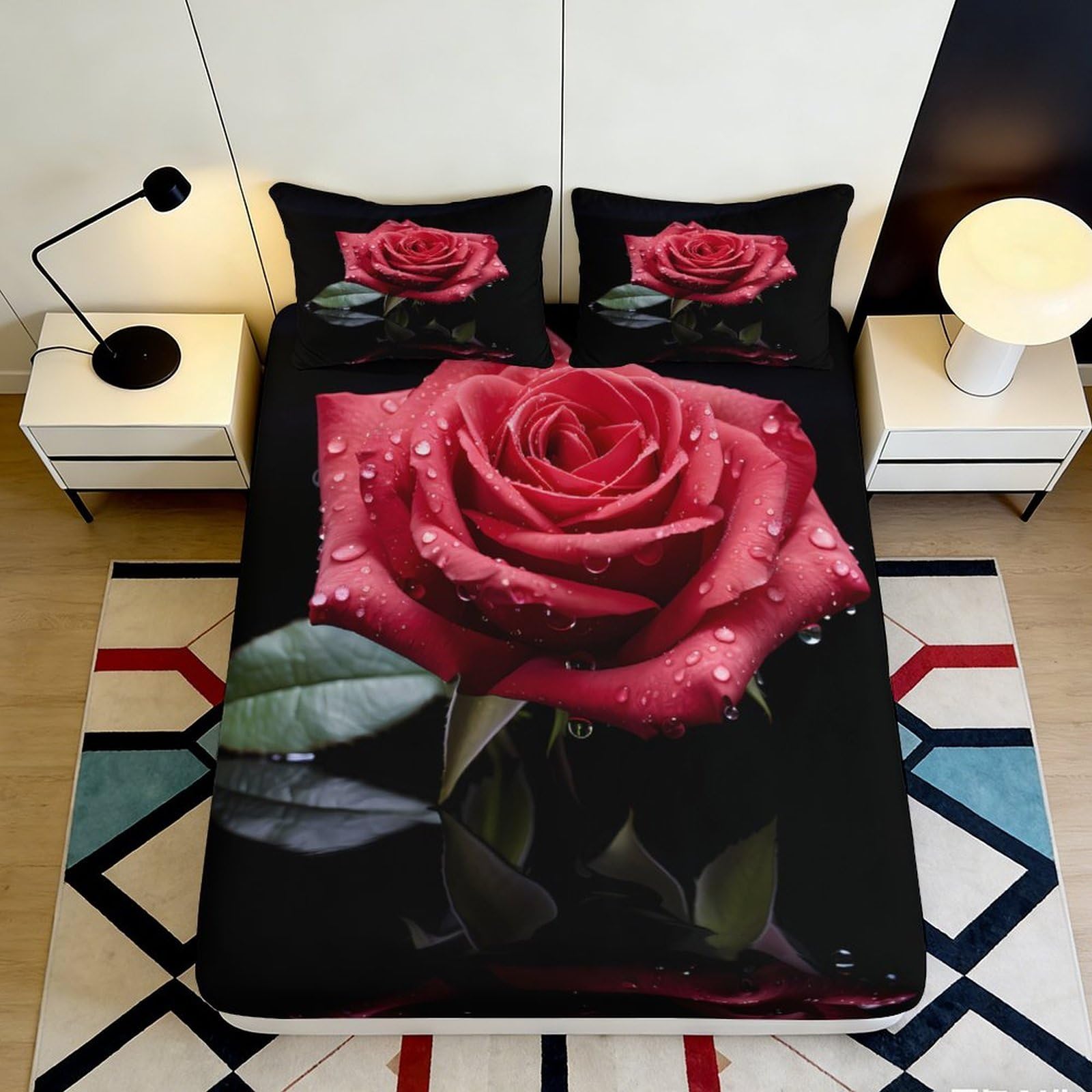 3D Printed Steampunk Fitted Sheet Microfiber Deep Pocket Non-Slip Bedroom Steampunk Mattress Fitted Cover Full Wrap for Home 90x200x25cm