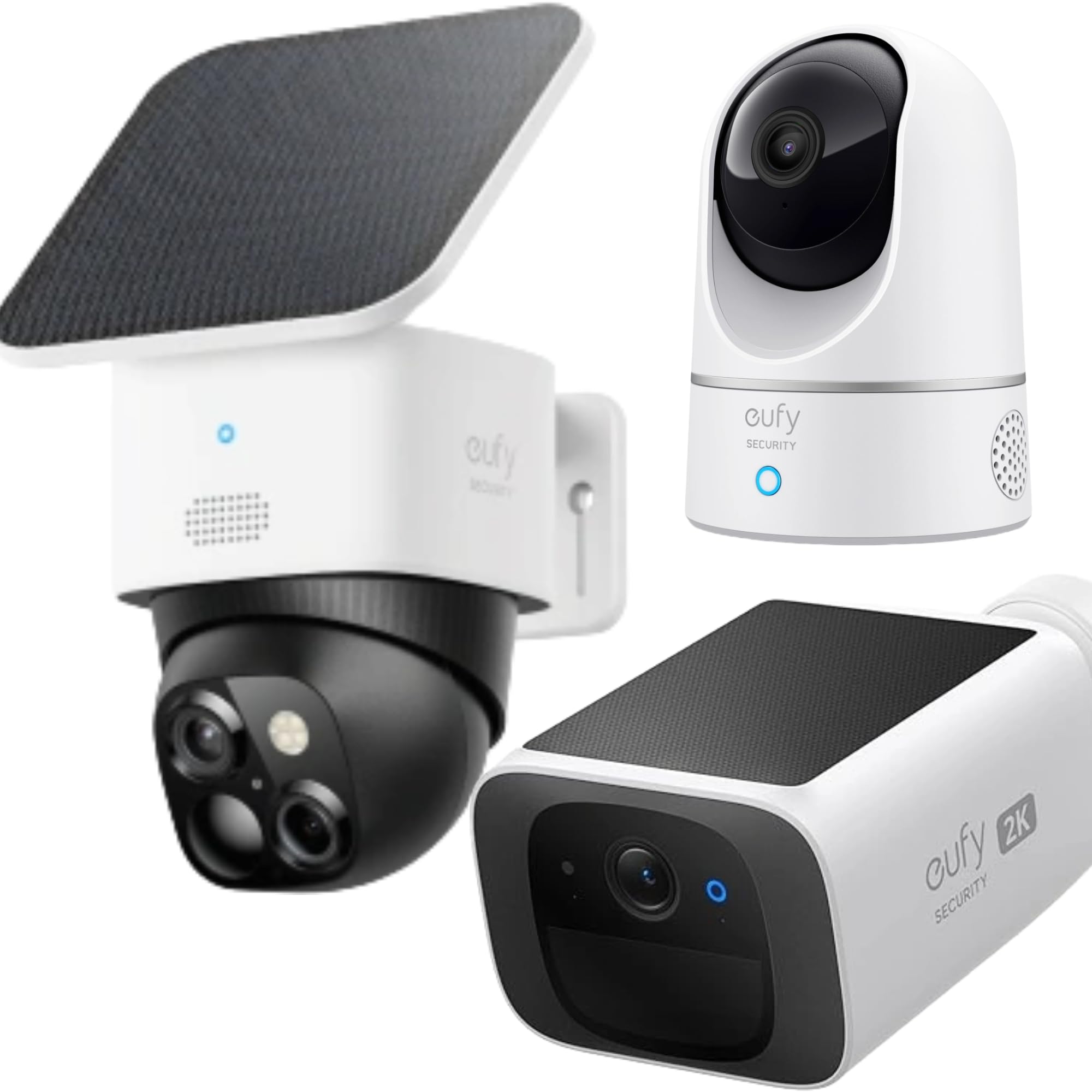 Pack Caméras eufy Solaire et Intérieure pour Sécuriser la Maison Pendant les Vacances
