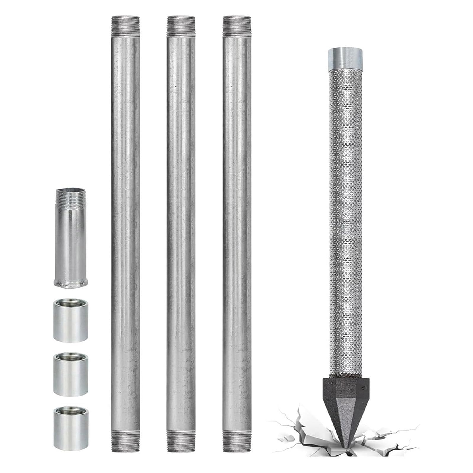 Xyfgodem One Colour Water Extraction Tip 1 1/4" Stainless Steel Filter Reinforced Head Modular Diy System For Agricultural Irrigation