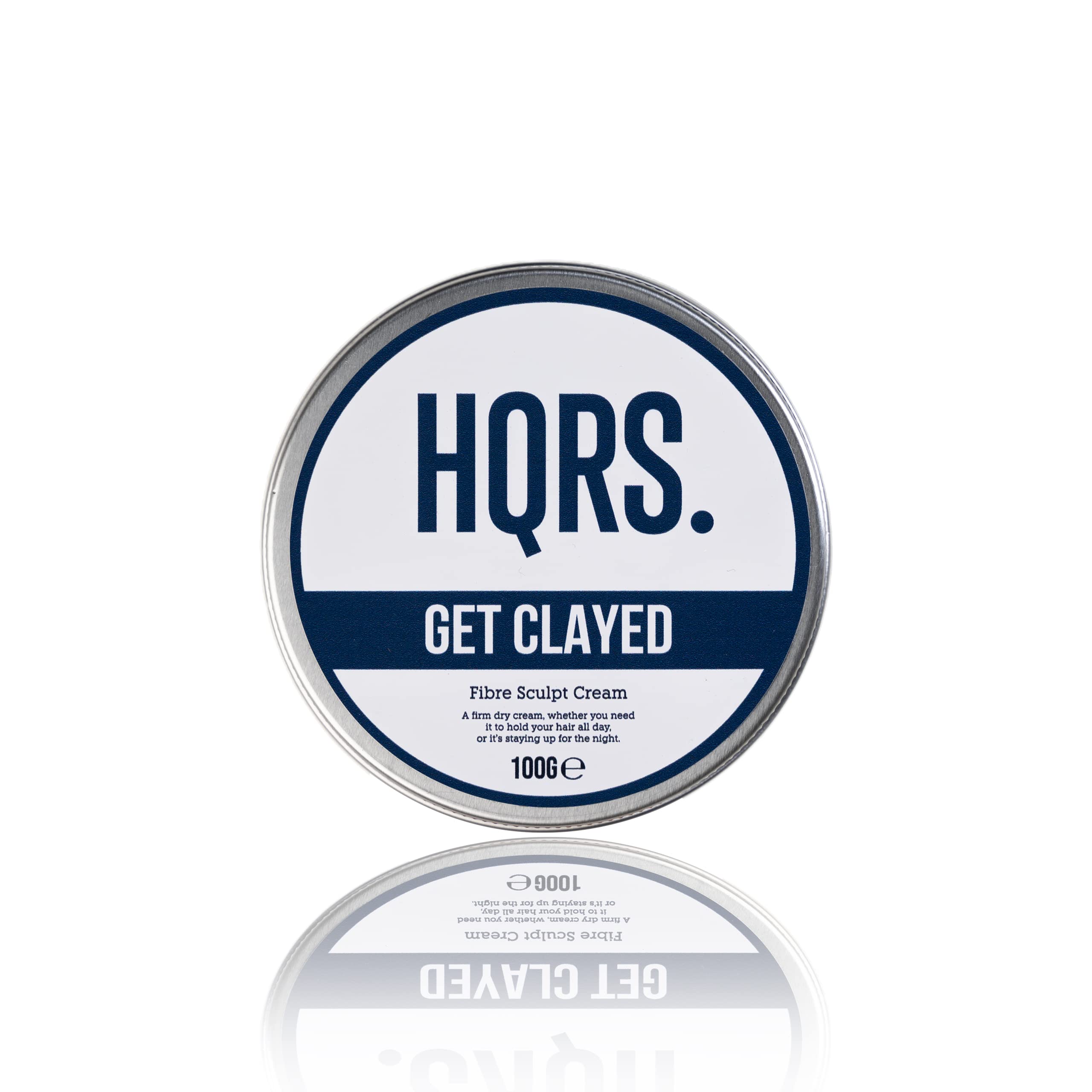 HQRS. Get Clayed Matte Clay Texture Firm Hold Professional Hair Styling Wax, 100g