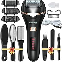 Vista 8 de Removedor de callos eléctrico para pies, limpiador de pies de largo tiempo de servicio, limas de pie electrónicas recargables, herramientas