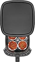 Vista 4 de Chefman TurboFry Touch - Freidora de aire táctil, la forma más compacta y saludable de cocinar sin aceite, 5 cuartos de galón y forros desechables