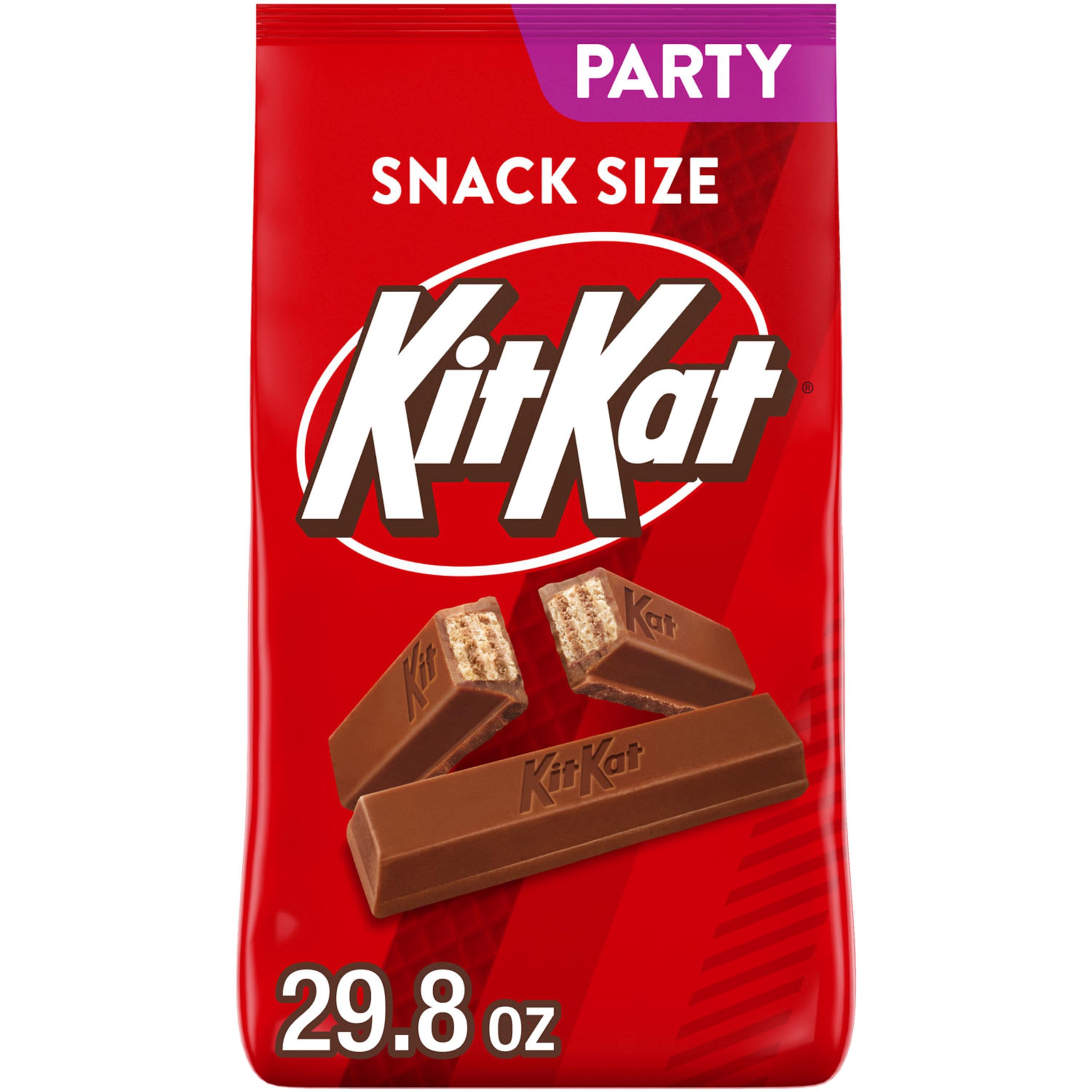KIT KAT Milk Chocolate Wafer Snack Size Candy Party Pack, 29.8 oz