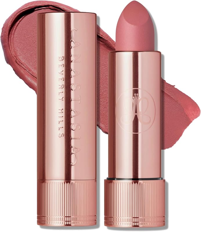 Anastasia Beverly Hills - Matte Lipstick Full-Pigment Velvet Color | High-Intensity Color Payoff, Comfortable Velvet Matte, Precision Bullet Design, Universal Nude Shades, Vegan & Cruelty-Free.