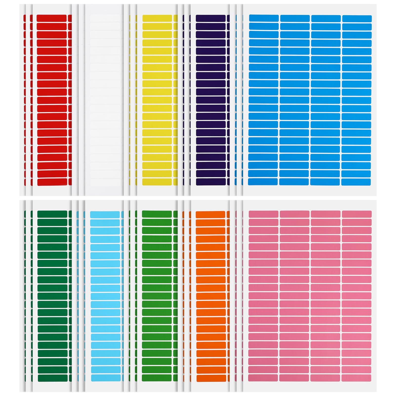 Lurrose Etichetta Adesiva Colorata Etichette Con Codifica A Colori In 12 Colori Adesivi Colorati Autoadesivi Da 30 Pezzi Per L'ufficio Inventario