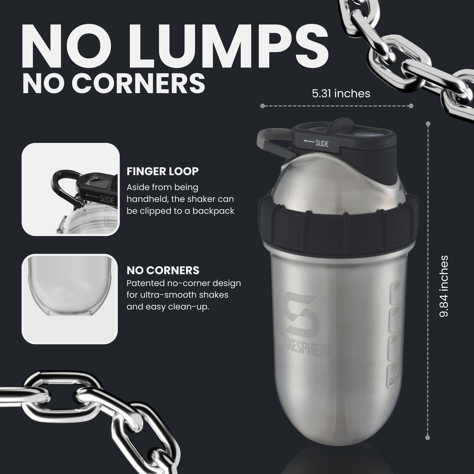 シェイクスフィアスチール700ml ボトル&カバー シェイクスフィアスチール700ml ボトル&カバー 2025年最新】Shake