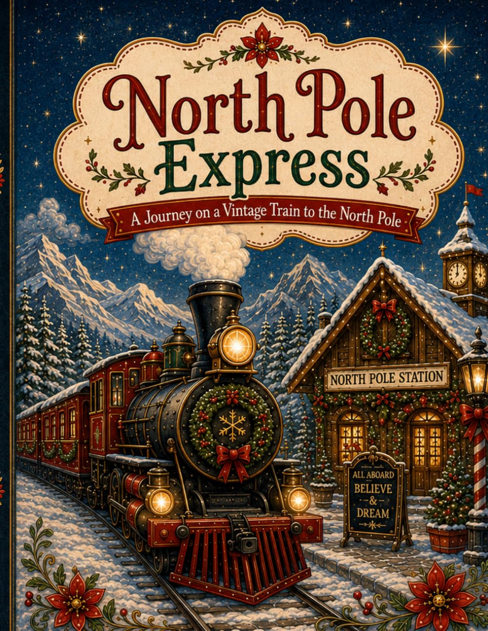 North Pole Express: A Journey on a Vintage Train to the North Pole