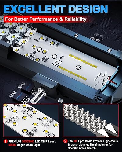 Miniatura 6 de Barra de luz LED de 12 pulgadas, 120 W, 30000 lúmenes, luces LED antiniebla, luces antiniebla, lámparas de trabajo, combo de inundación puntual con