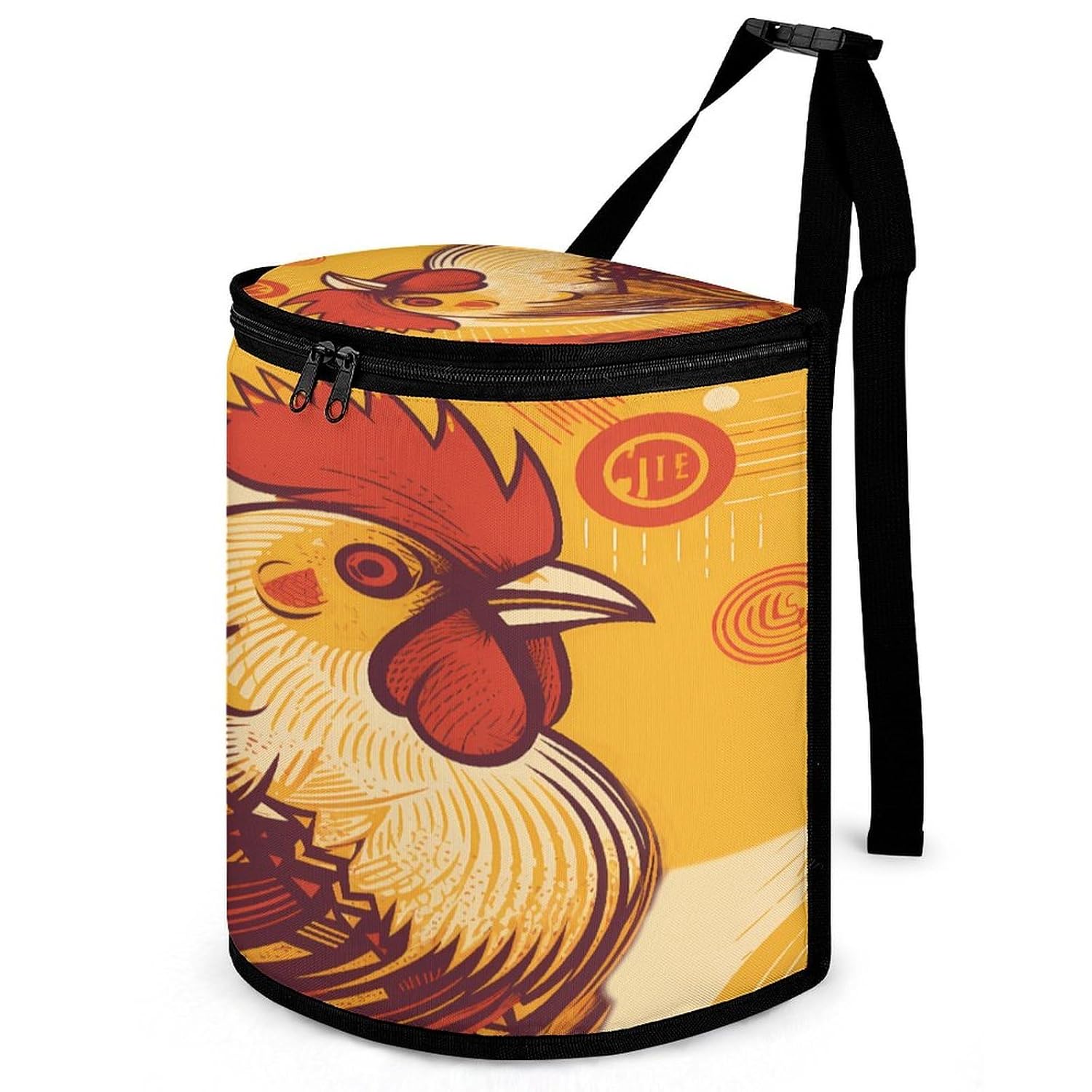 Cartoon Chicken Car Trash Can Car Trash Bin Car Garbage Can Trash Can for Car Car Trash Bag Car Trash Can for Women Men Car Garbage Bag Truck Trash Can Garbage Can for Car