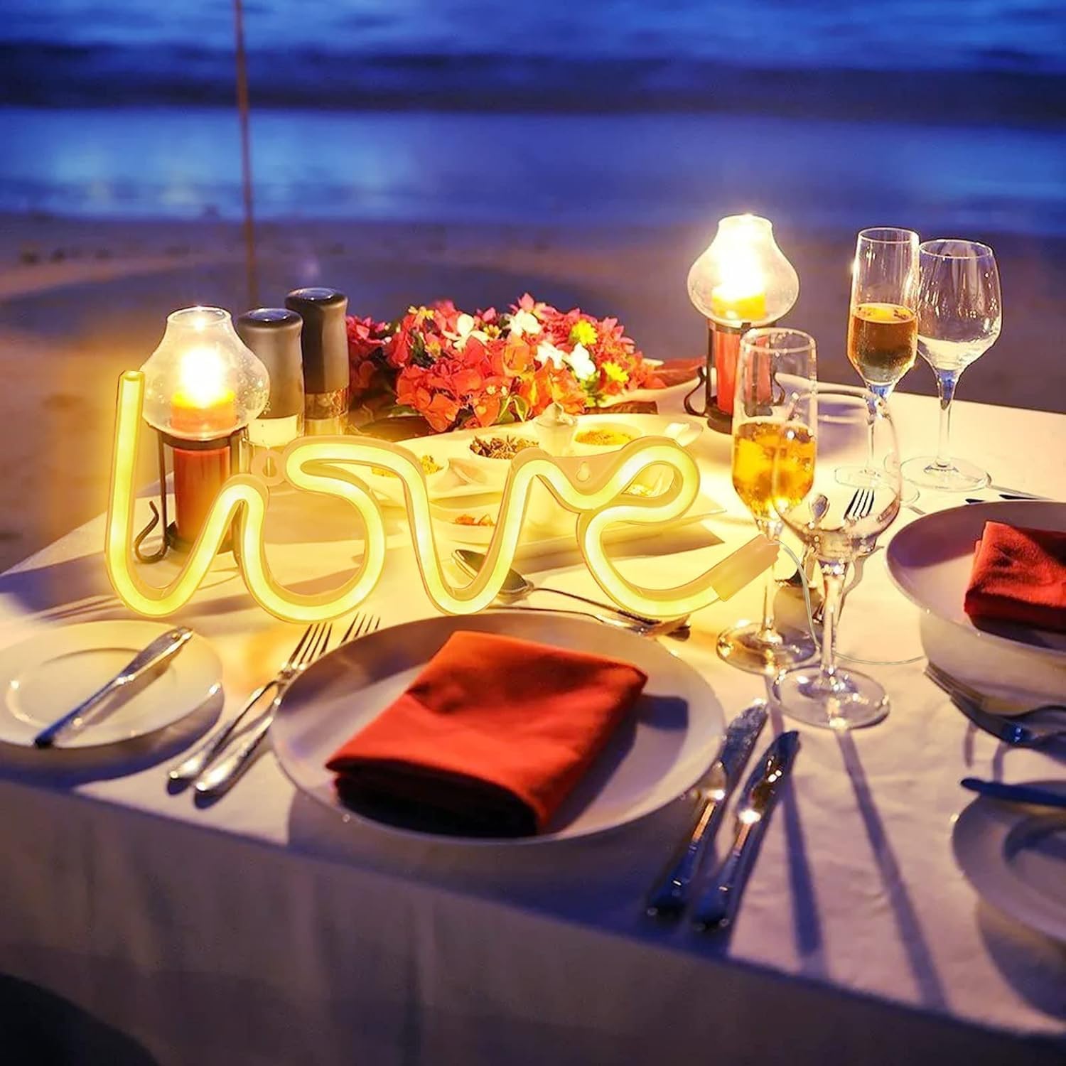LED Planet Neon Light,Insegna al Neon a Planet Alimentazione a Batteria o USB Luci al Neon Planet Per la Camera Natale Festa di Matrimonio Bar Decorazione per le Vacanze LED Planet Neon