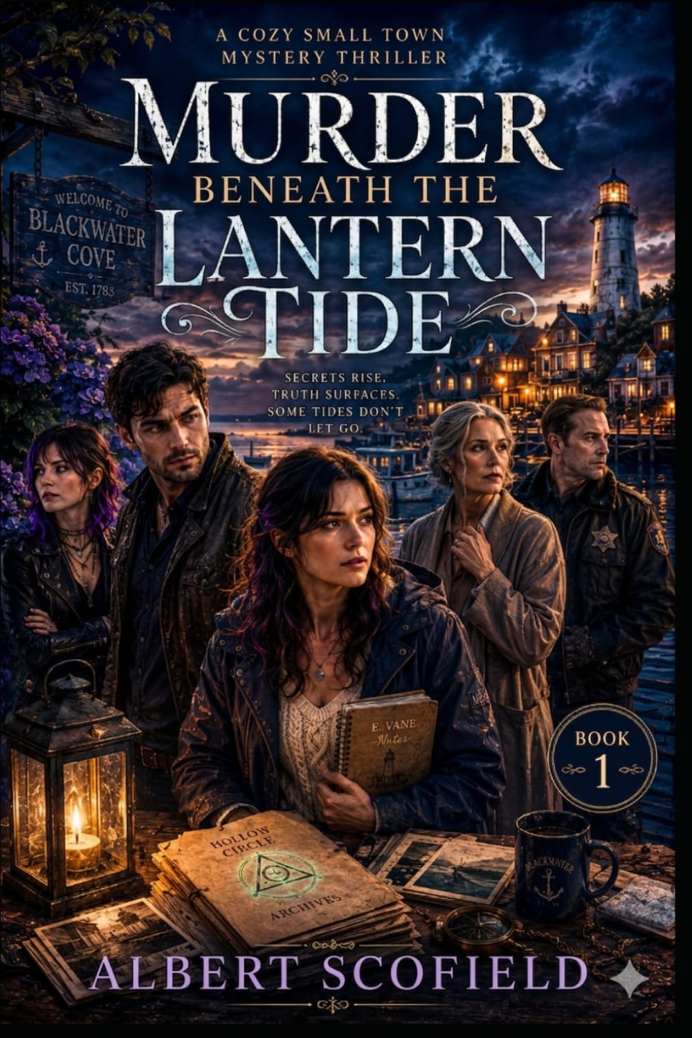 MURDER BENEATH THE LANTERN TIDE: A Cozy Small Town Mystery Thriller (Whispers Along Hollow Creek)