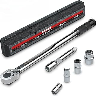 プレセット型 トルクレンチ 車 タイヤ交換 差込角12.7mm(1/2インチ) 28-210N.m ラチェット 14/17/19/21mmソケット 1/2インチエクステンションバー とるくレンチセット