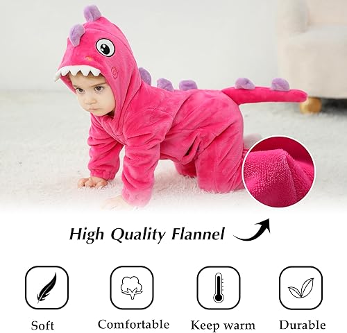 Miniatura 17 de TONWHAR Disfraz unisex de Halloween de animales para bebé y niño pequeño para otoño e invierno