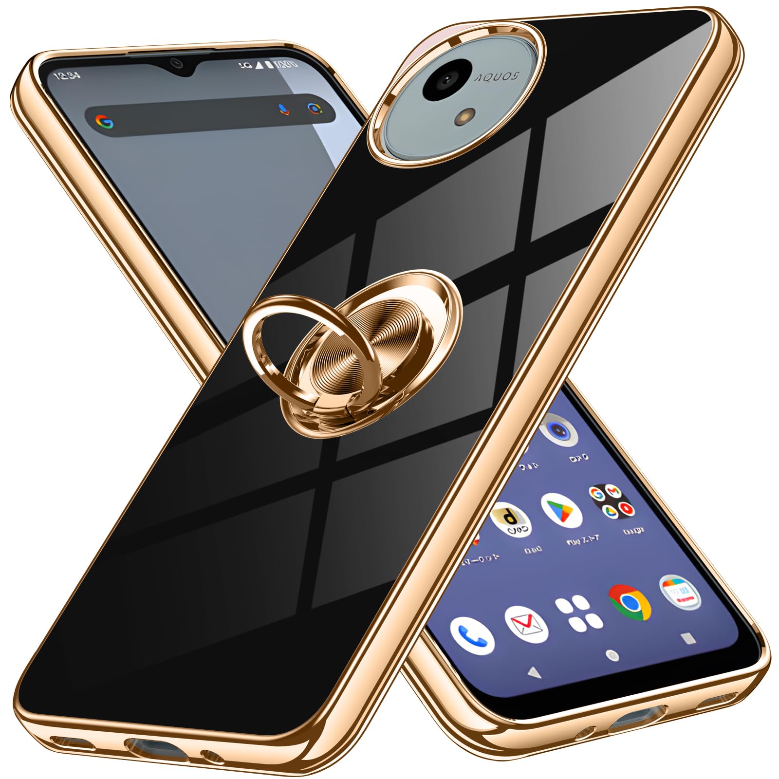 Amazon.co.jp: AQUOS wish4 SH-52E ケース リング付き アクオス