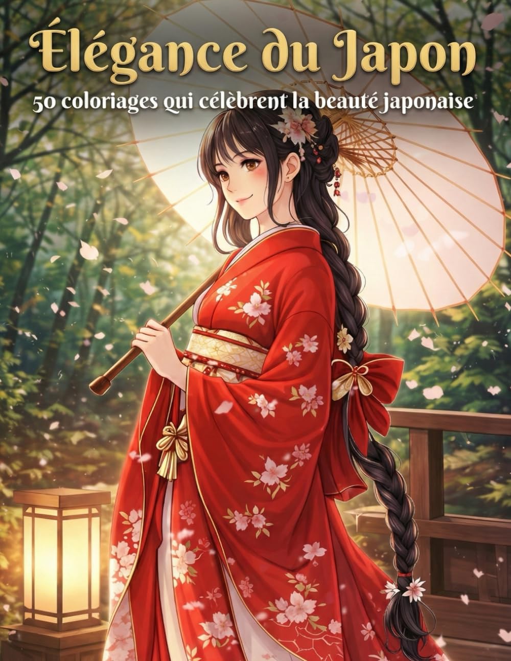 Élégance du Japon: 50 coloriages qui célèbrent la beauté japonaise