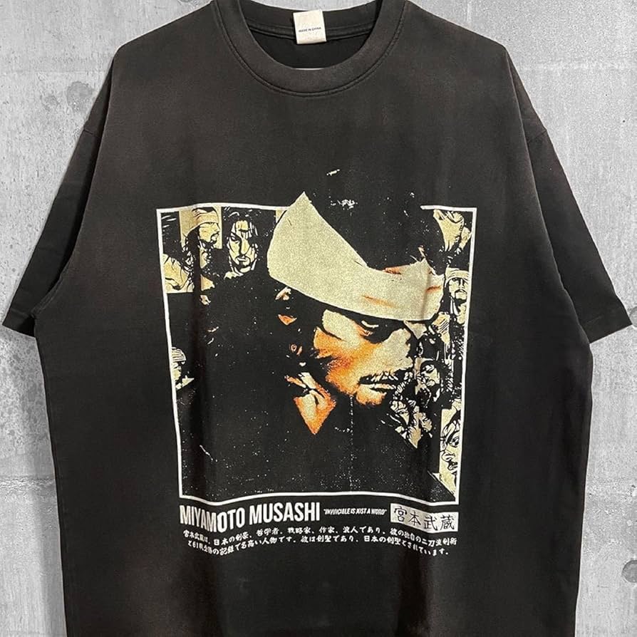 【激レア】バカボンドBaka Vagabond 宮本武蔵 アニメTシャツ XL Amazon.co.jp: [BETAM] 浪客行 バガボンド 井上雄彦 宮本武蔵