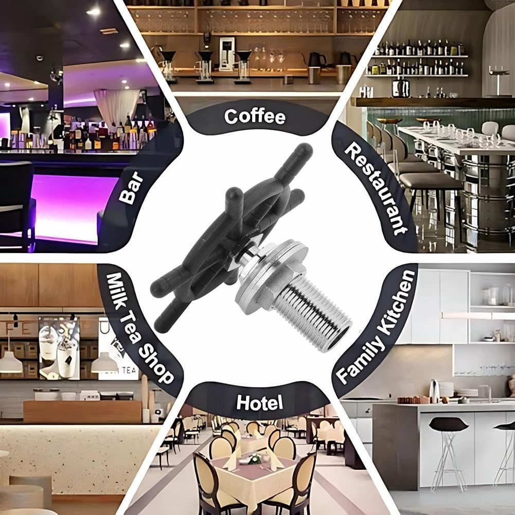 Tête de robinet en acier inoxydable pour verre à bière et tasse à café