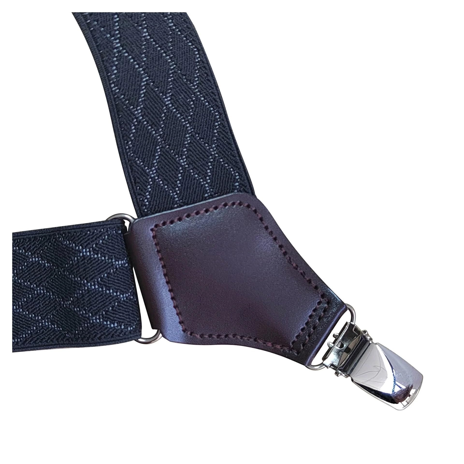 Tirantes For Hombre, 3,5 Cm De Ancho, Elásticos, Ajustables, Con Clip En La Espalda For Camisa Y Pantalón para trajes y ropa formal