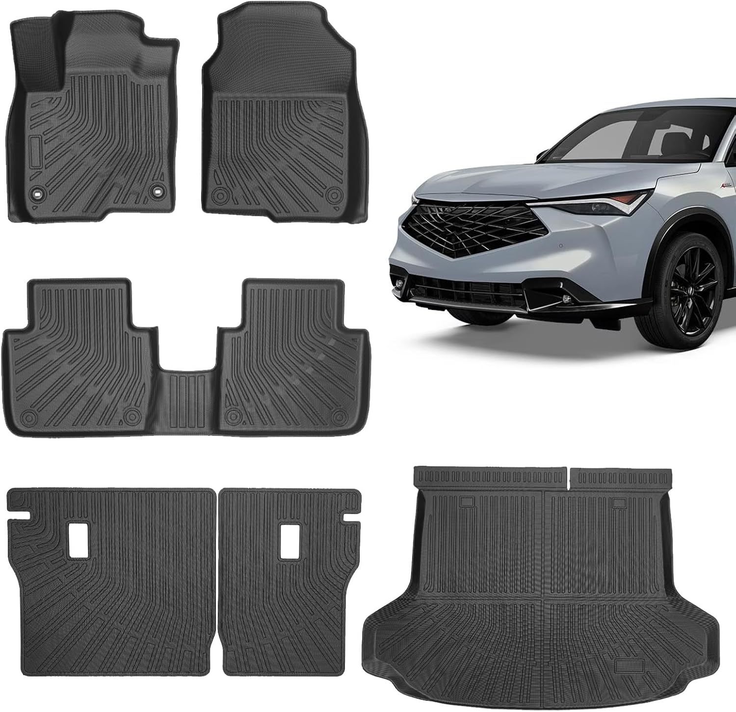Floor Mats & Trunk Mat Backrest Mat for 2026 2025 Acura ADX Cargo Mat Replacement for 2025 2026 Acura ADX Accessories