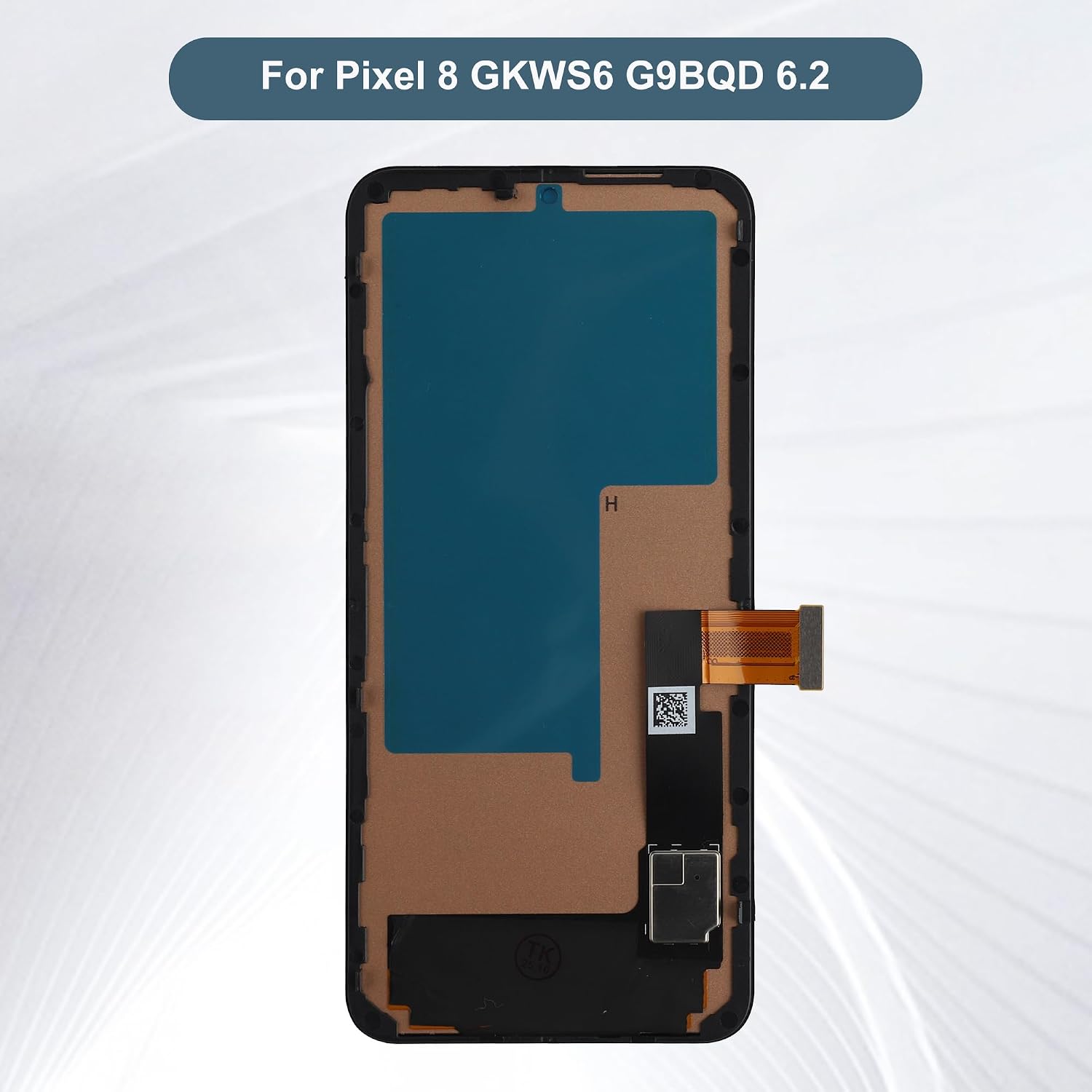Condition photo showing New/Like New for replacement lcd display touch screen digitizer assembly compatible with pixel 8 gkws6 g9bqd 6.2" with tools(tft)