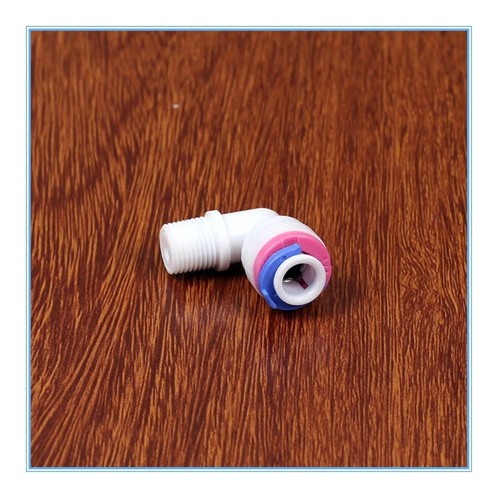 CYVXCPPGI 5PCS 1/8" Male-1/4 OD Tube PE Pipe Fitting Elbow Non-Return Valve Quick Connector Aquarium RO Water Filter Reverse Osmosis System