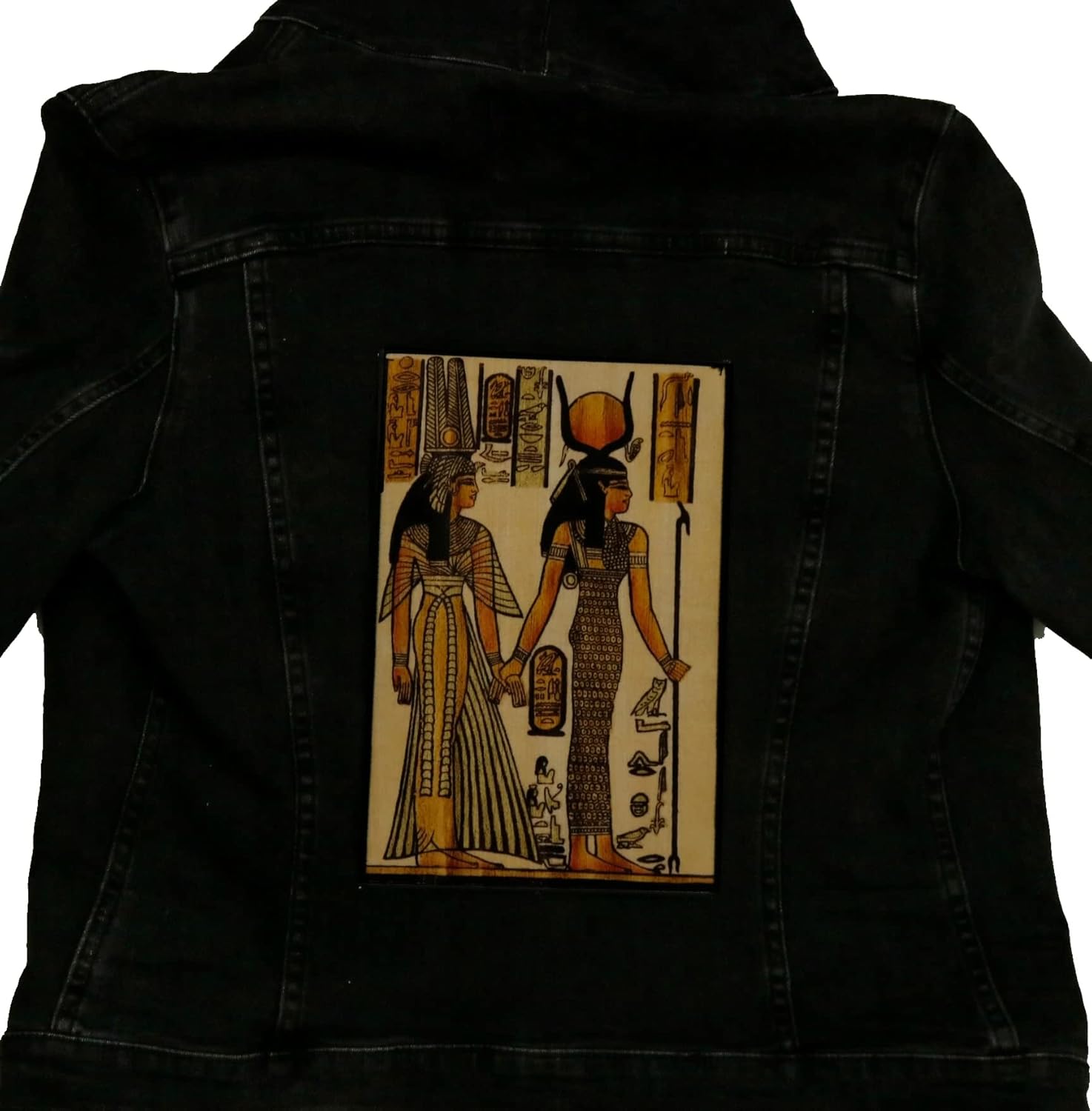 Queen Nefertiti Goddess Isis Patch Egypt Embroidered Iron On Foto