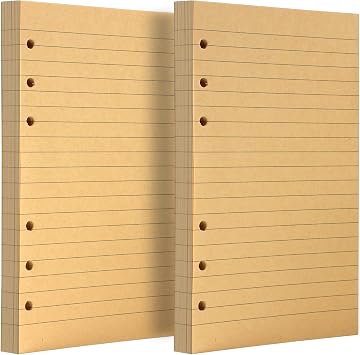 A6 Paper, Planner Inserts for A6 Binder, Refill Paper for Planner Notebook Journal, 160 Sheets/320 Pages