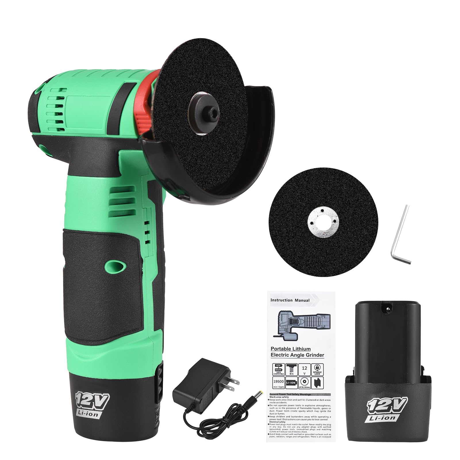 Amazon | ROWCES 12V コードレス アングル グラインダー ツール キット 
