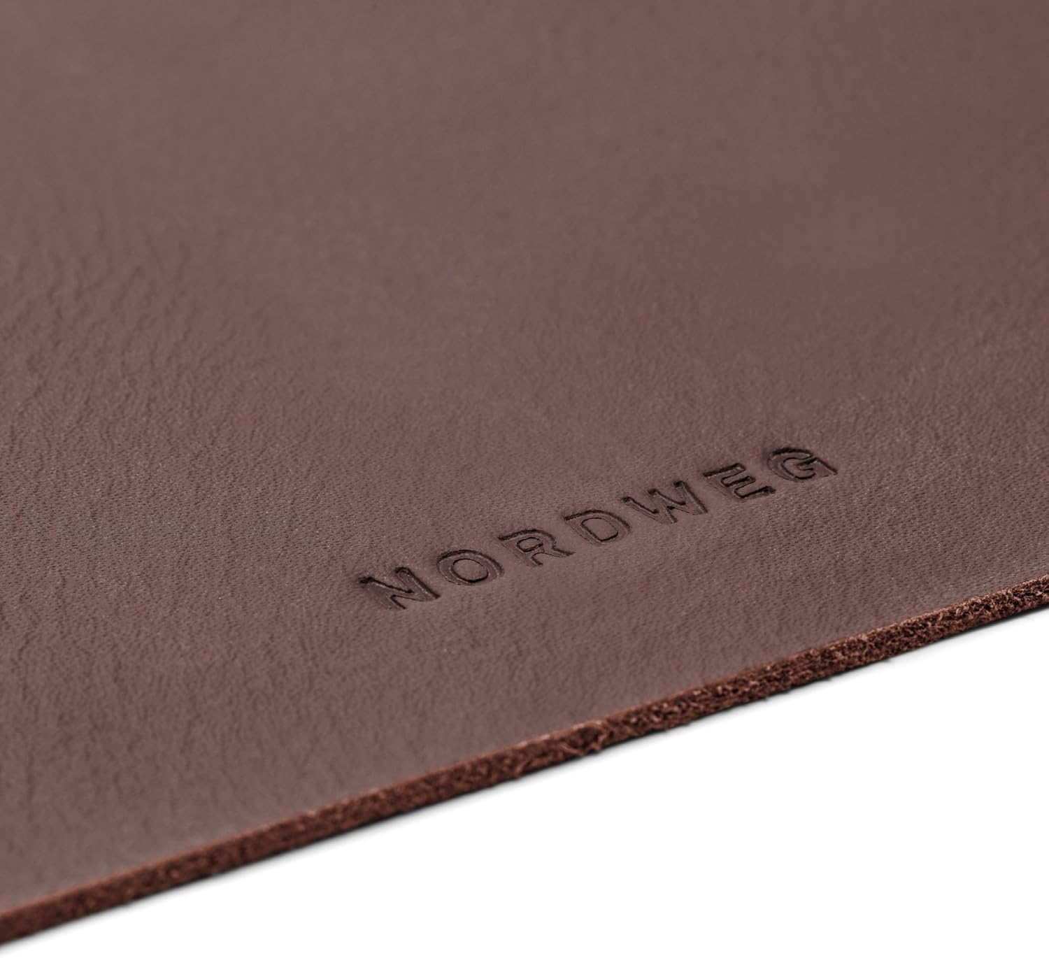 Nordweg Desk Pad Workplace NWA07 – Premium Leather Desk Mat with Smooth Surface for Mouse, Keyboard & Notebook (Brown)