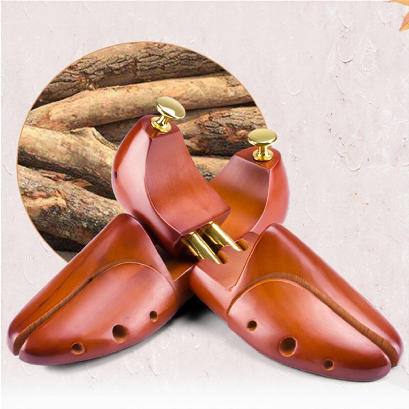 Hormas Zapatos Hombre Ensanchador de zapatos de madera resistente a las arrugas, expansor de soporte for zapatos, ensanchador de soporte ajustable for árbol de zapatos
