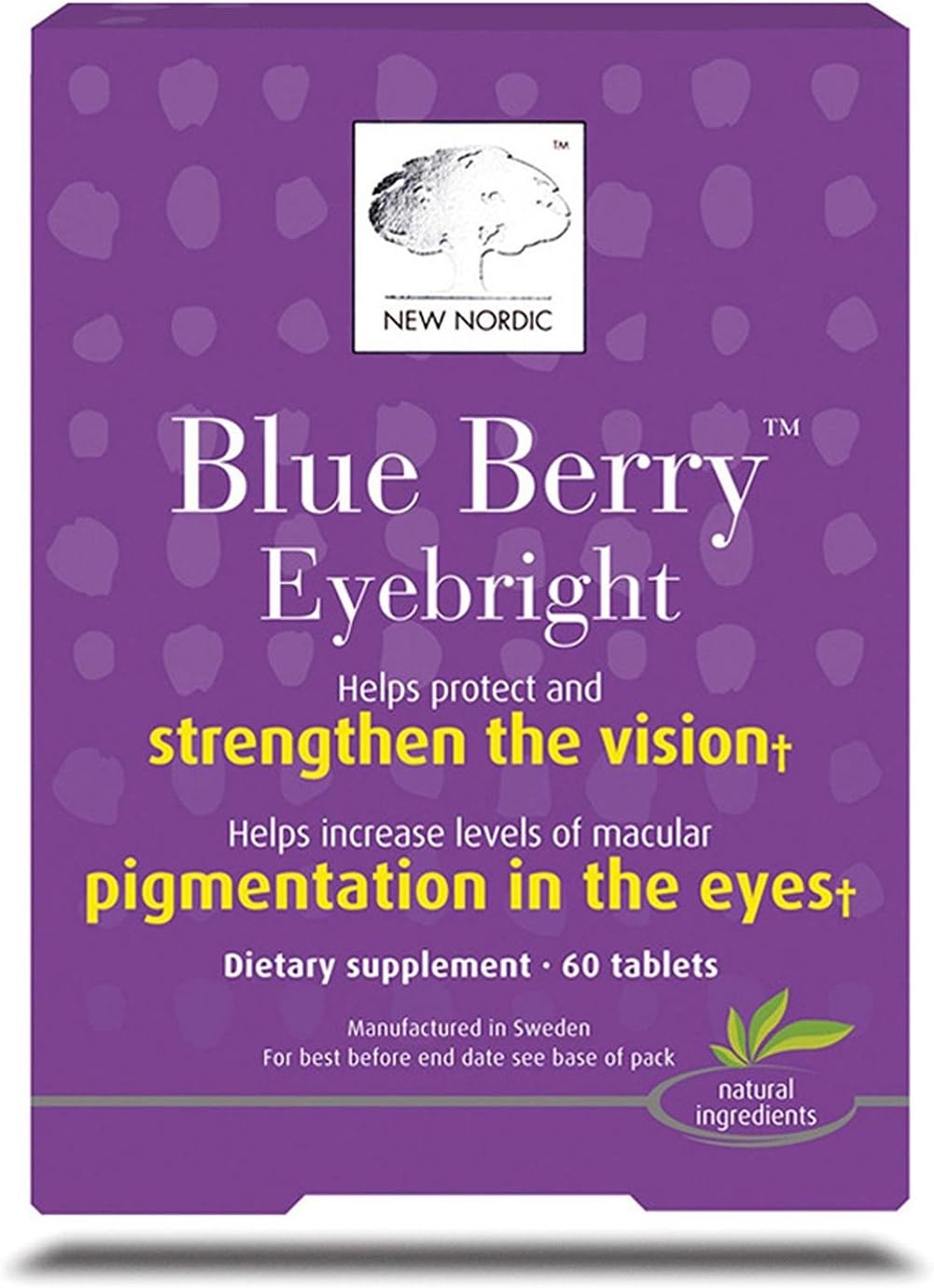 New Nordic Blueberry Eyebright Health & Household
