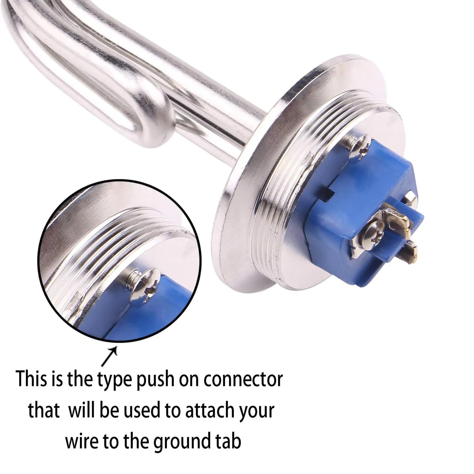 Ogrzewanie 2 "tri-clamp elektryczna grzałka zanurzeniowa elektryczna grzałka zanurzeniowa Element podgrzewający wodę stal nierdzewna 240 V 6500 W