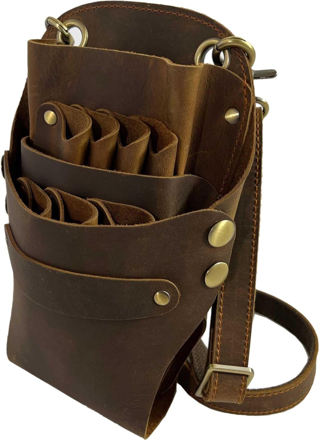 ポルコロッソ] ステマチベルトポーチ オリジナル栃木レザー 日本製