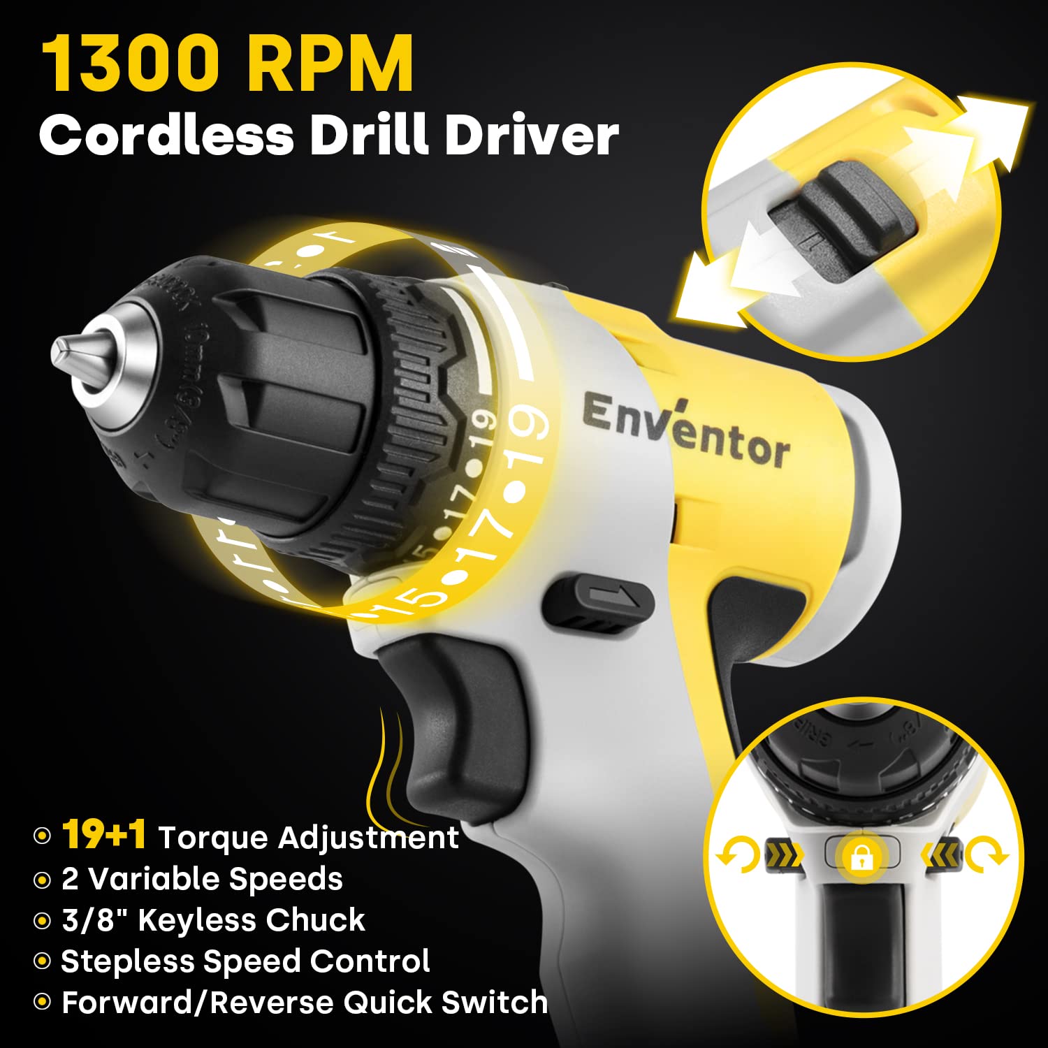 Amazon.com: Cordless Drill Combo Kit 
