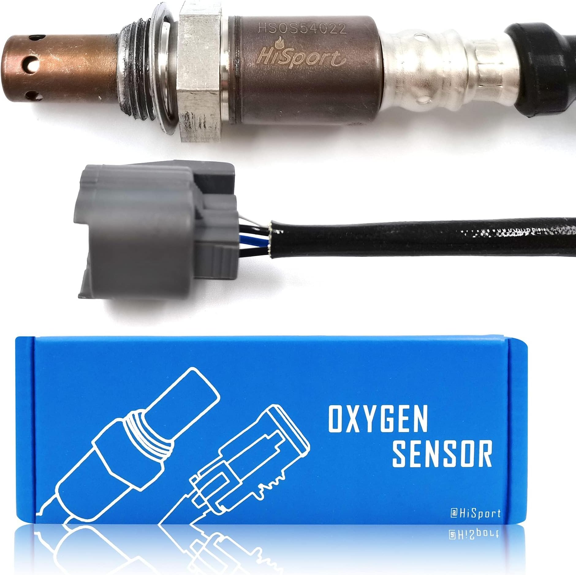 Hisport Oxygen Sensor 234-9066 - Upstream Heated O2 Sensor Replacement for 250-54022, 4-Wire Air Fuel Ratio Sensor 1 Rear Front Compatible for 2004-2008 Acura TSX 2.4L