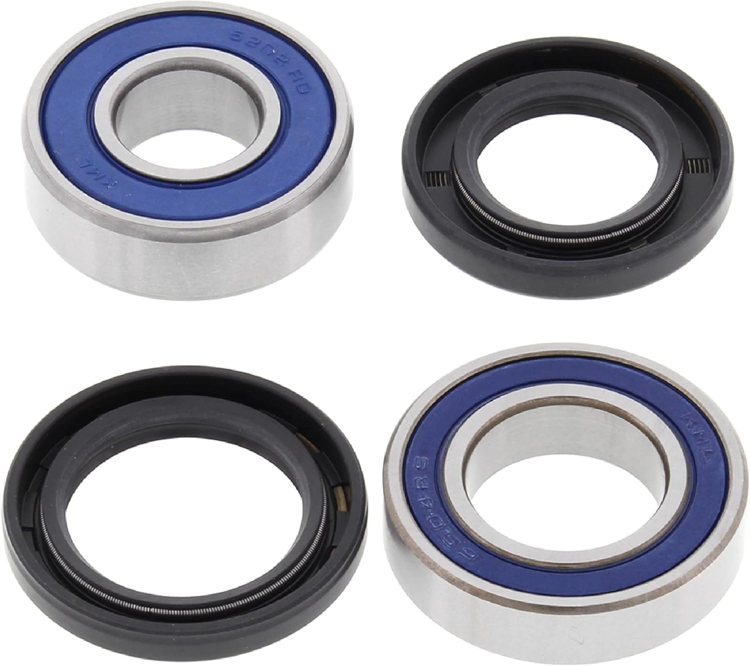 All Balls Racing Front Wheel Bearing Kit 25-1208 Compatible with/Replacement for Honda TRX200SX 1986-1988