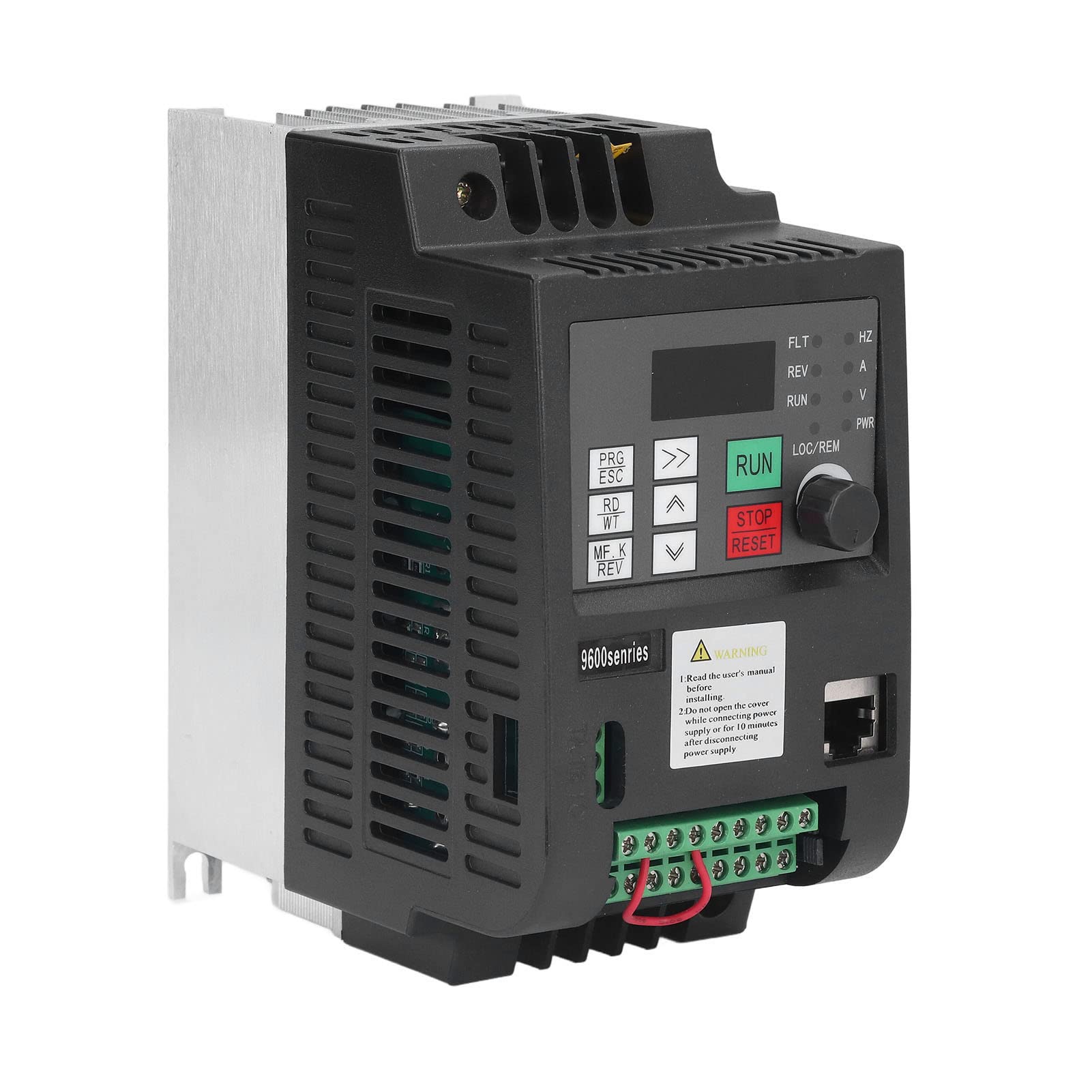YWBL-WH Variador de Frecuencia Variable VFD TrifáSico 2.2KW Inversor de Control de Velocidad del Motor Solar DC 400V a 700V Entrada AC 3PH 0-380V 0-650Hz Salida