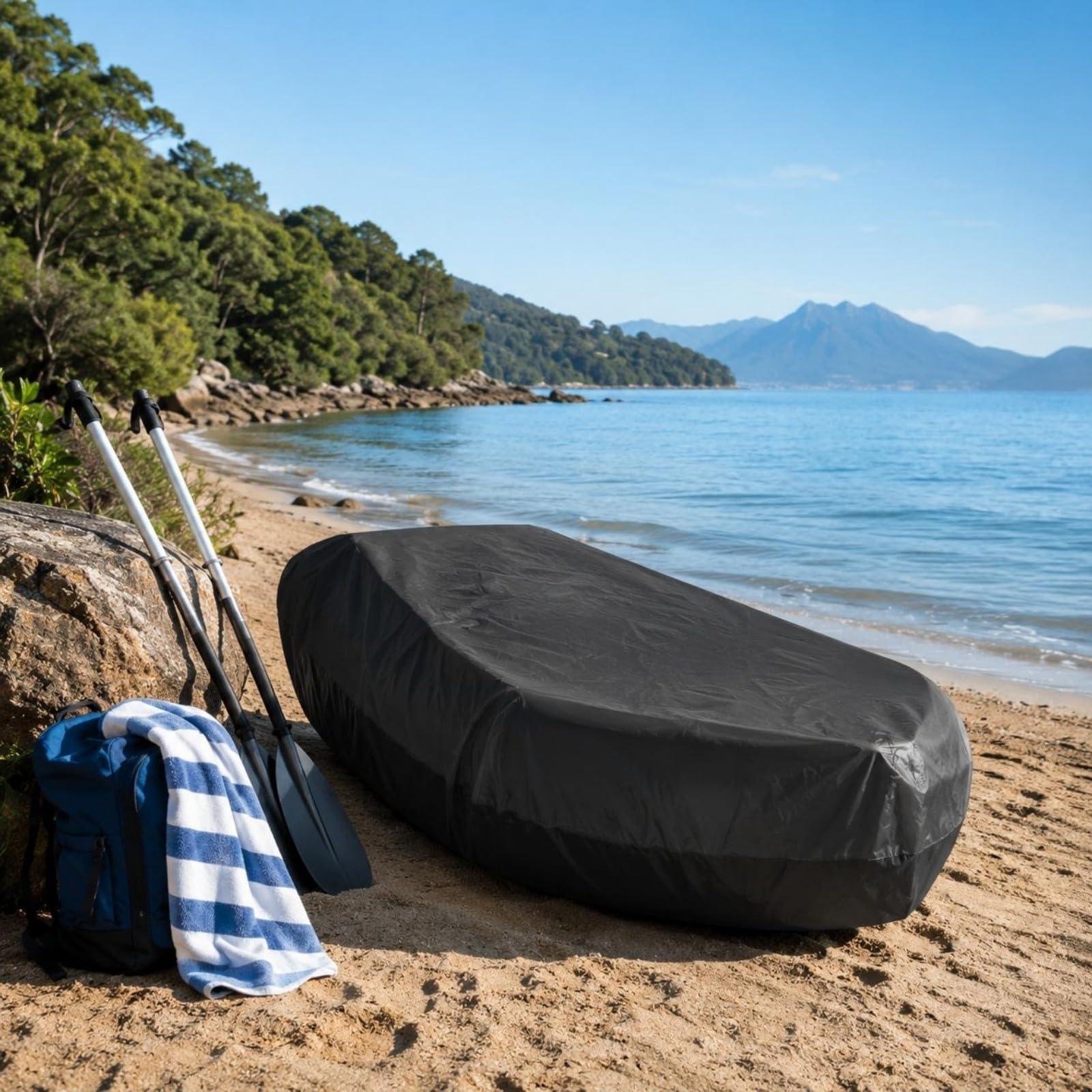 Funda para Kayak Cubierta de Kayak Ajustada con Suave