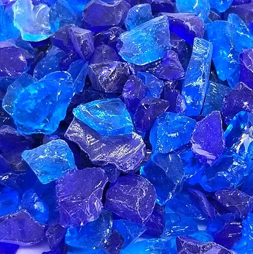 Miniatura 2 de Cobalto y azul multiusos de alta calidad para decoración y cristal de fuego de 2 libras de 14 a 12 pulgadas, para uso en características de fuego,