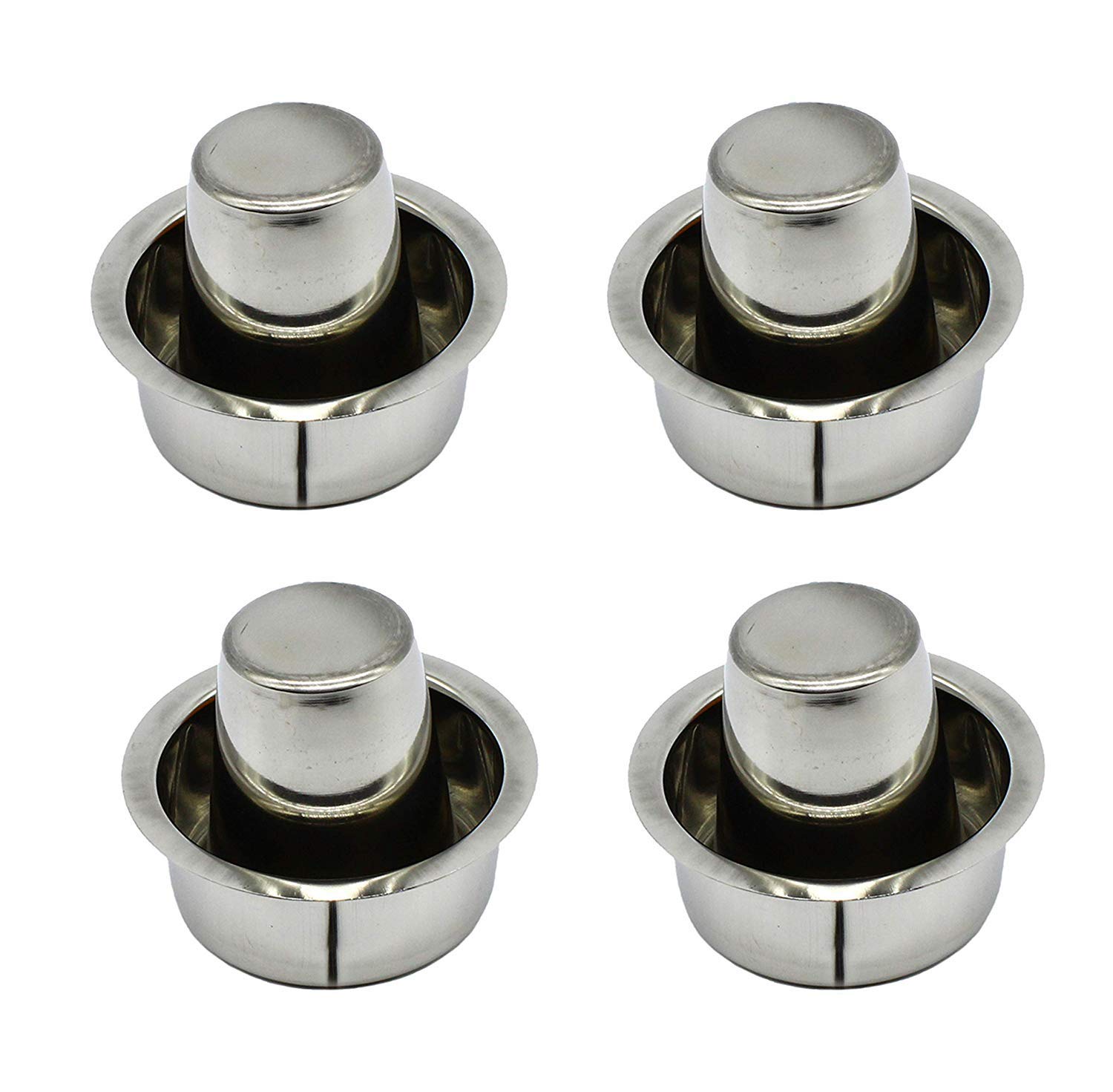 eKitchen Stainless Steel Dabara South Indian Filter Coffee Set (Set of 4 Pcs)