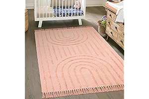 Lanffia Boho Kids Rug: Adorn Your Space with Vibrant Charm!