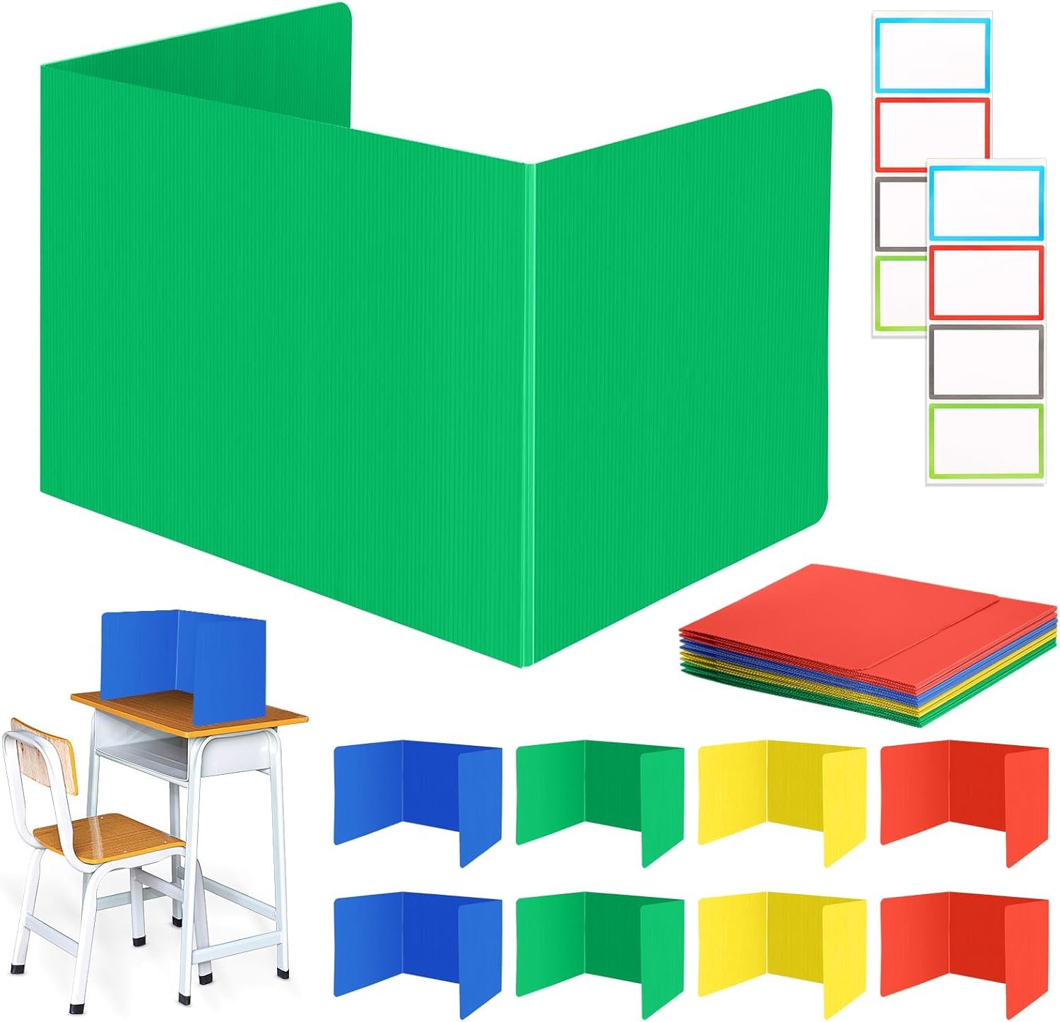 Séparateur de bureau panneau de séparation pliable école et bibliothèque