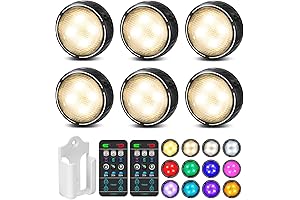 LED Puck Lights with Remote Control - Illuminate Your Spaces Effortlessly