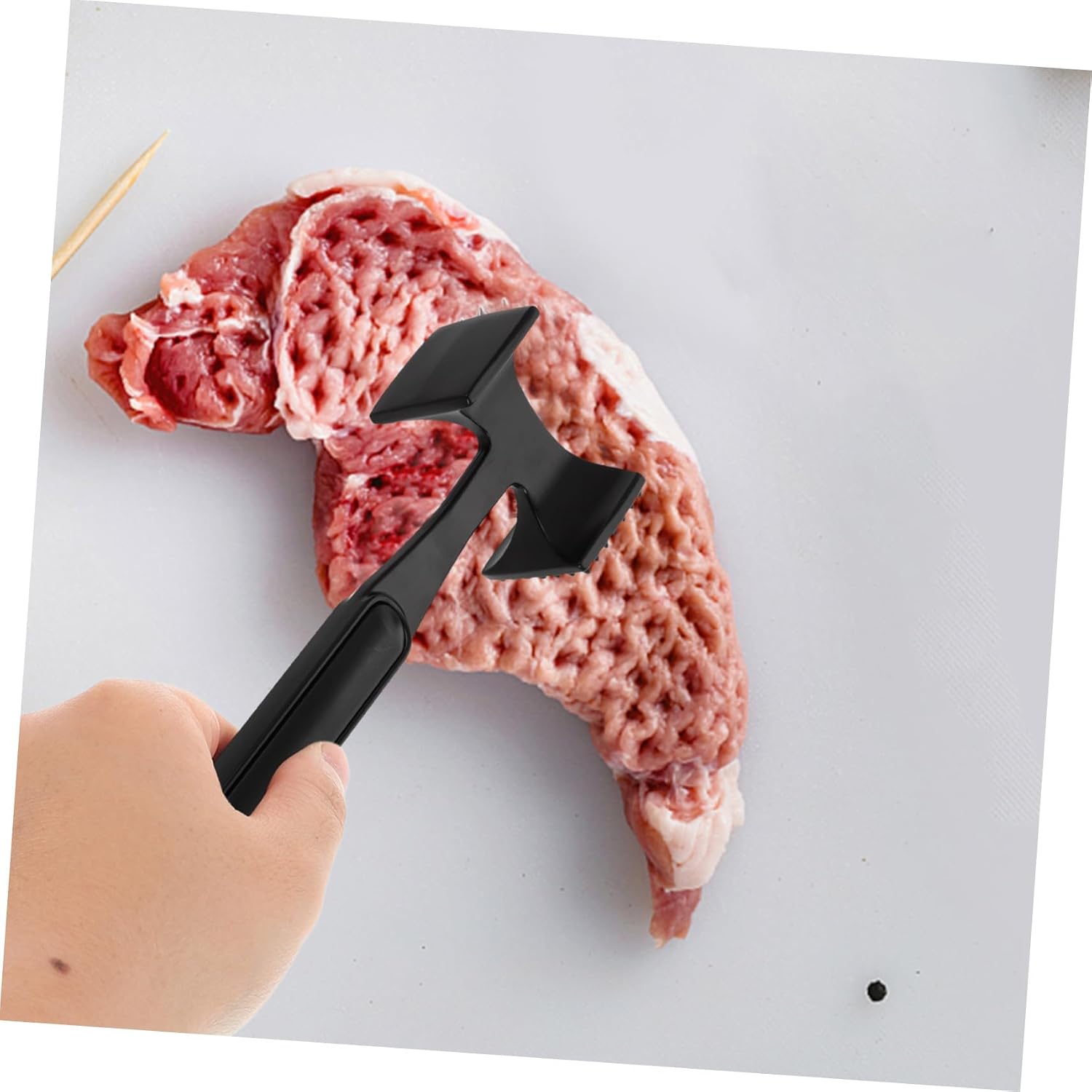 Beef Double Sided Hammer Dual Sided Meat Tenderizer Meat Tenderisers Pounder Hammer for Hammering Steak