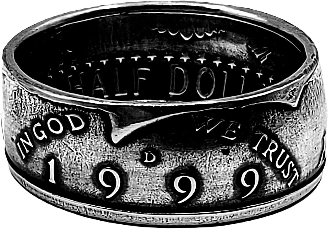 COIN RING/BIRTH YEAR HALF DOLLAR 1970-1999 (13.5)
